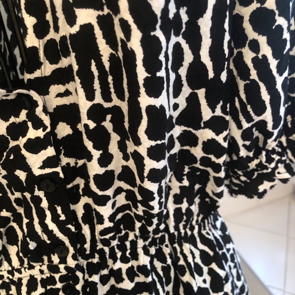 Ba&sh Black and White Silk Coastal Small Dress - Picture 3 of 6